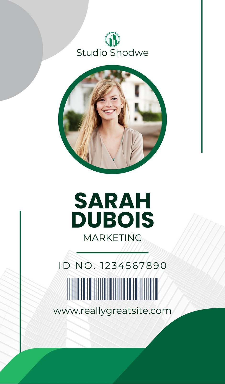 School ID card template - Payal Production